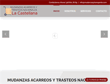 Tablet Screenshot of mudanzasytransporte.com
